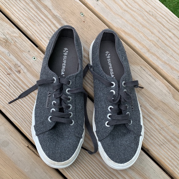 Gray superga sneakers excellent condition - Picture 2 of 5